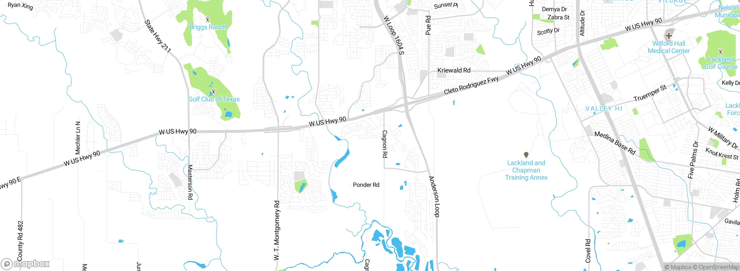 Map showing approximate location