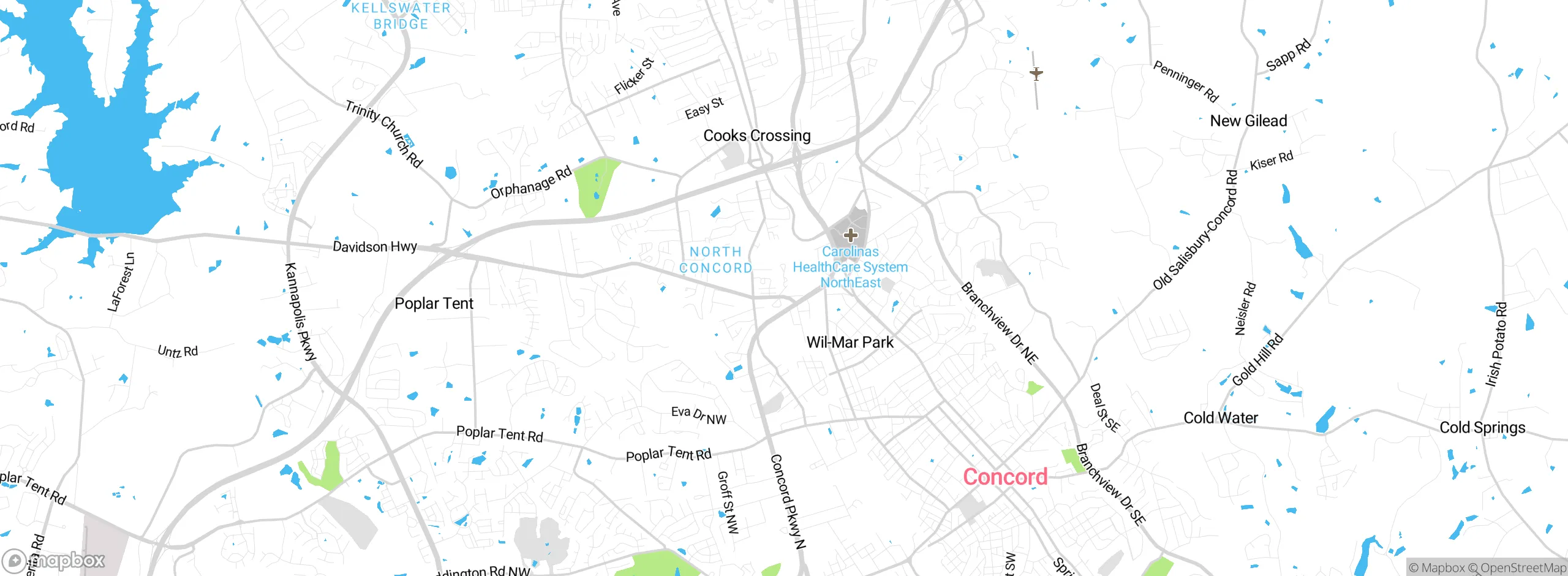 Map showing approximate location