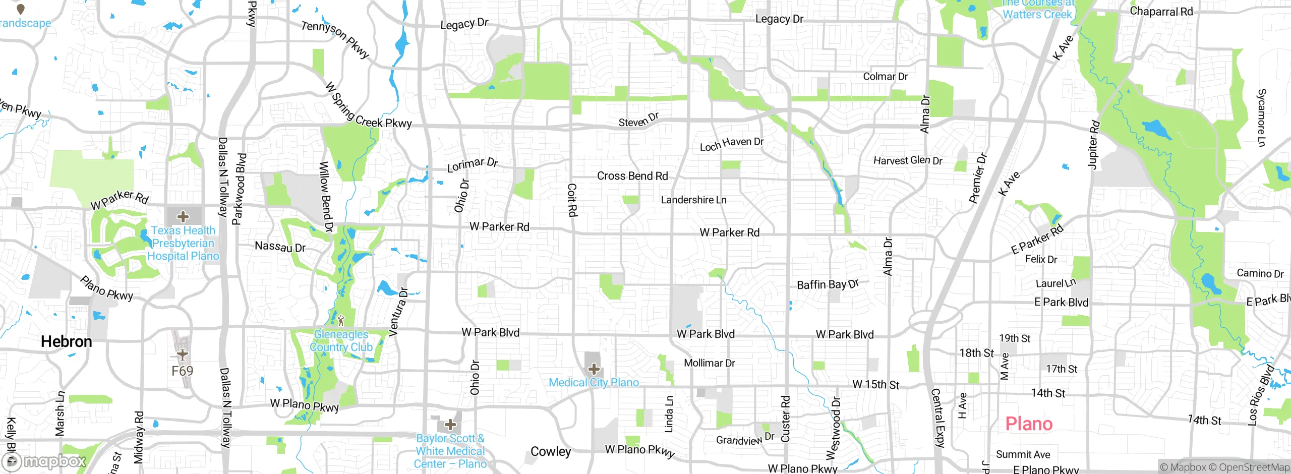 Map showing approximate location