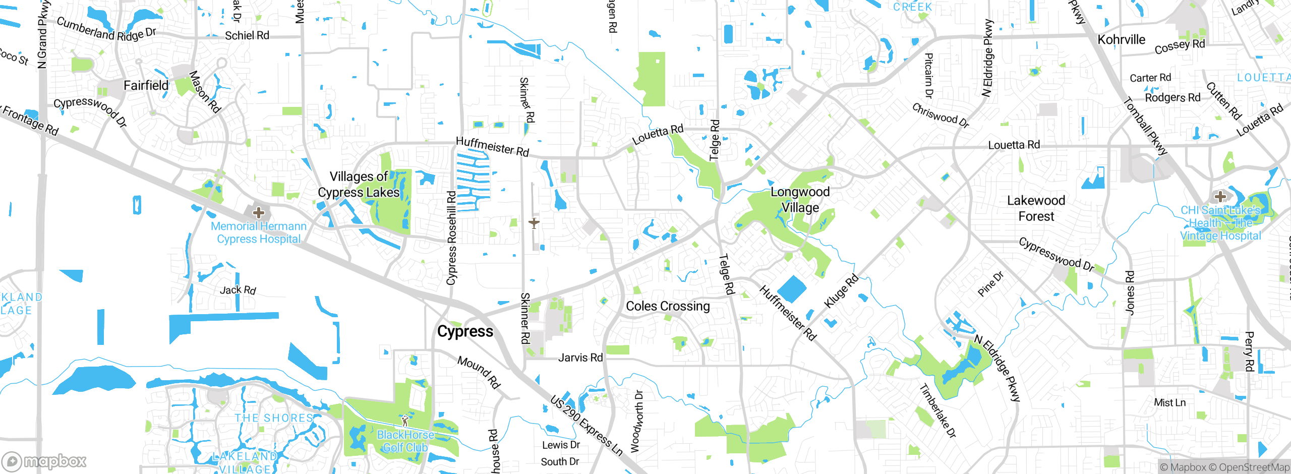 Map showing approximate location
