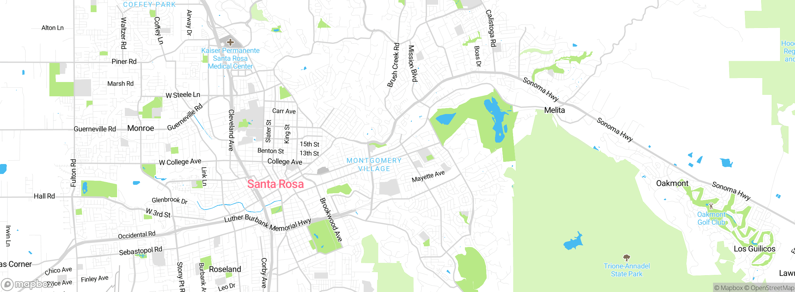 Map showing approximate location