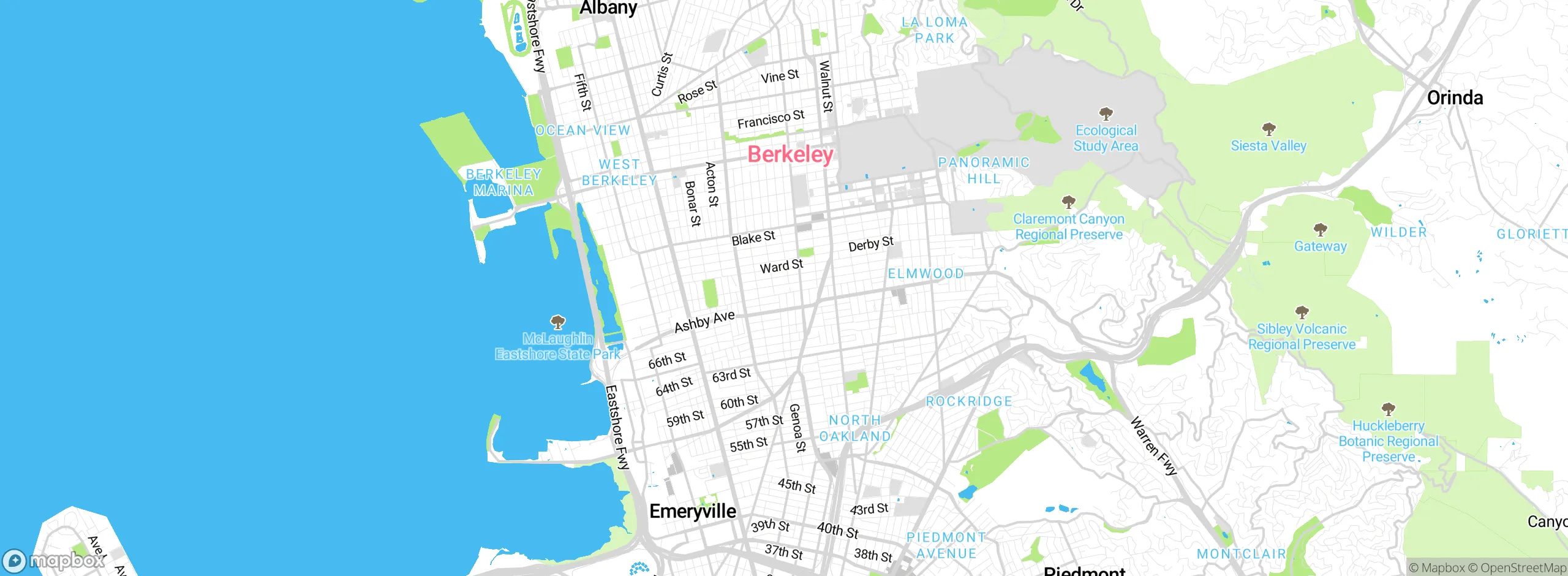 Map showing approximate location