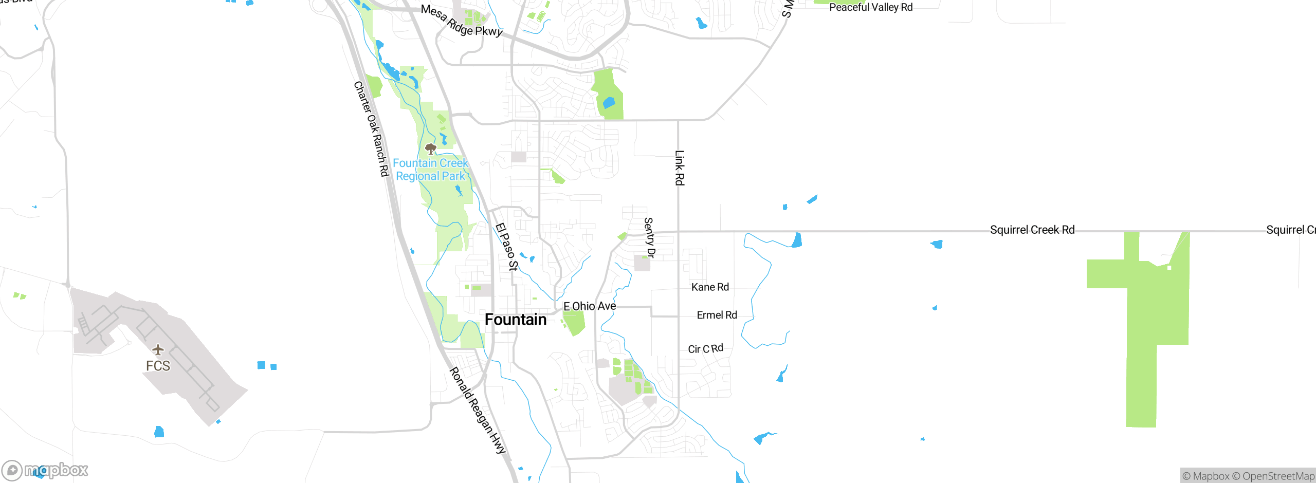 Map showing approximate location