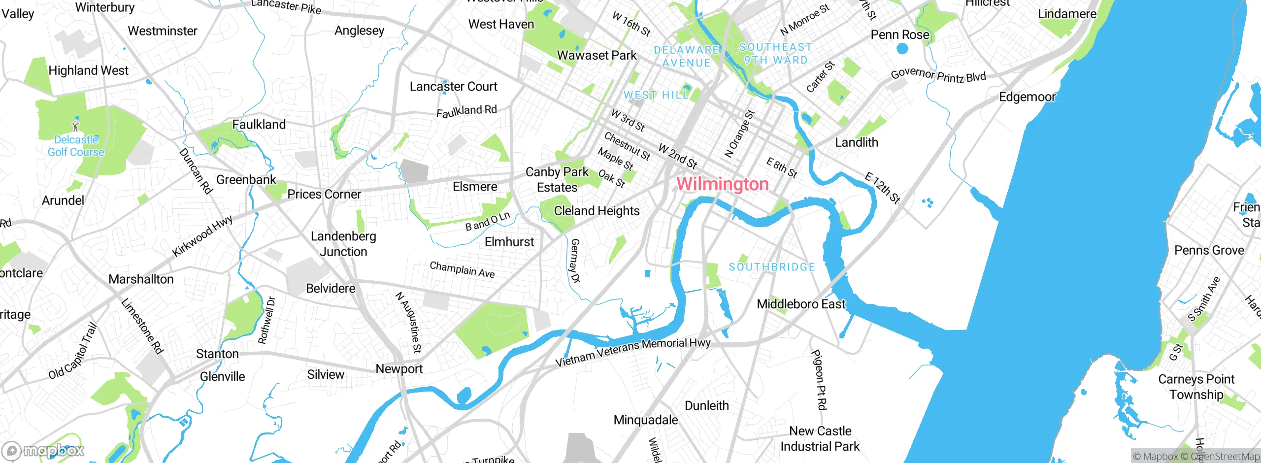 Map showing approximate location