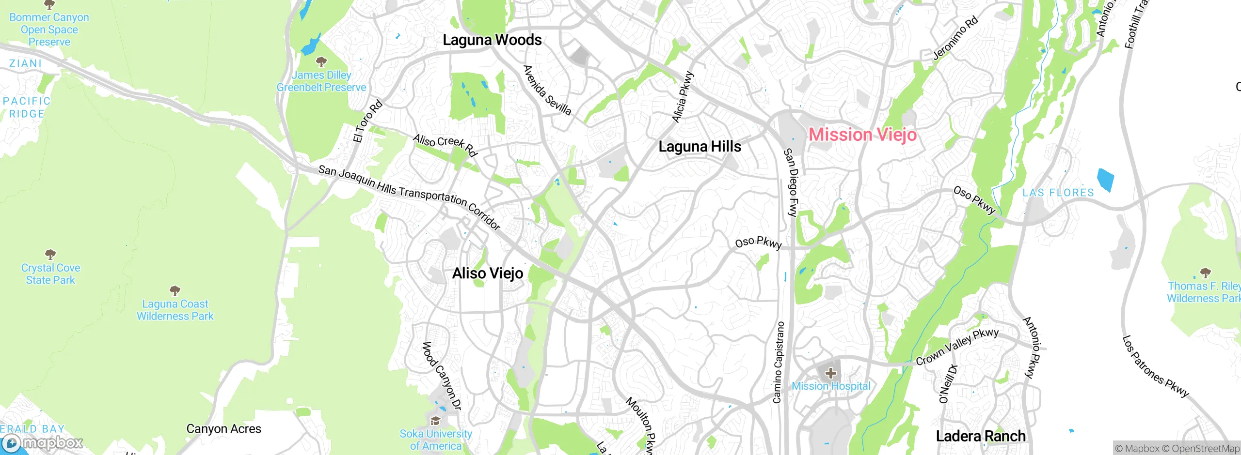 Map showing approximate location