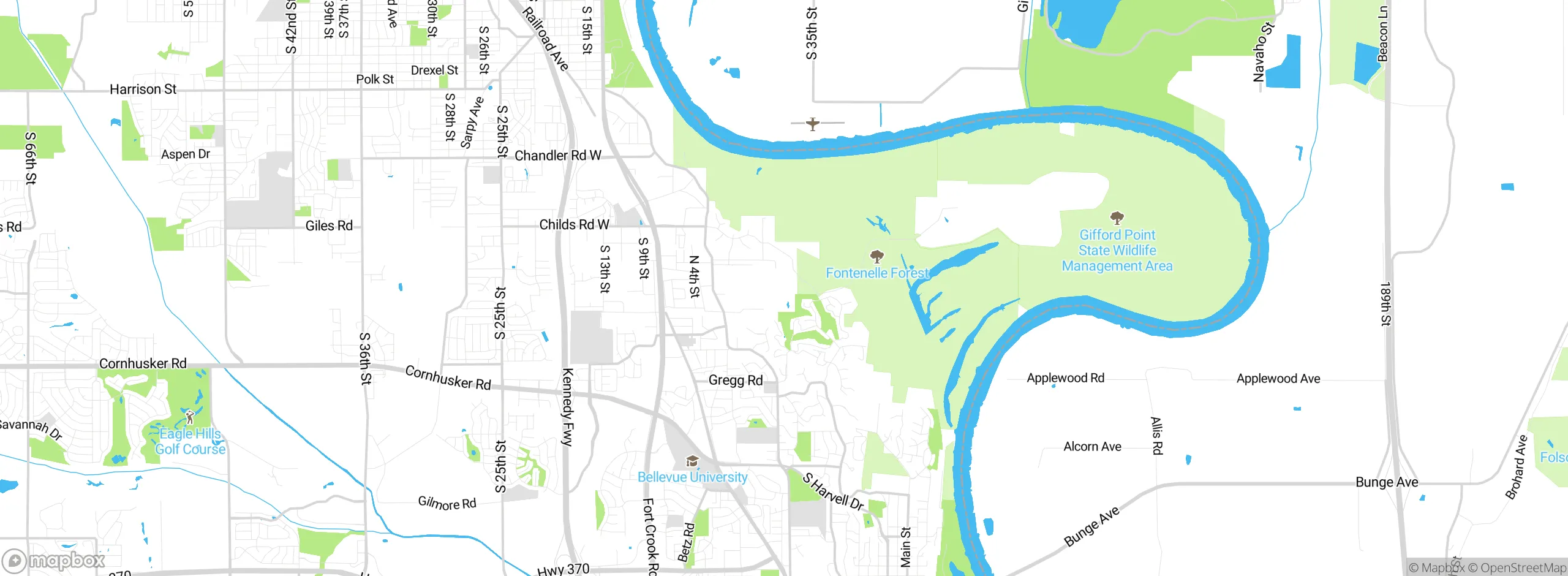 Map showing approximate location