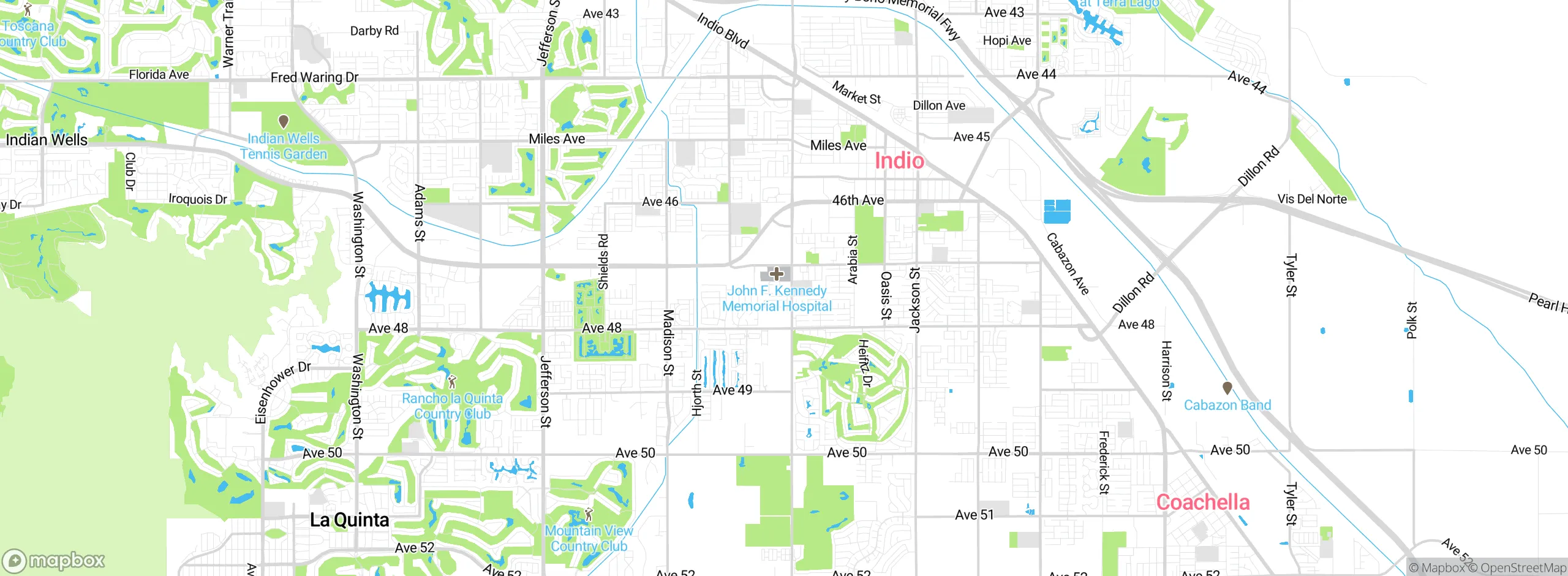 Map showing approximate location