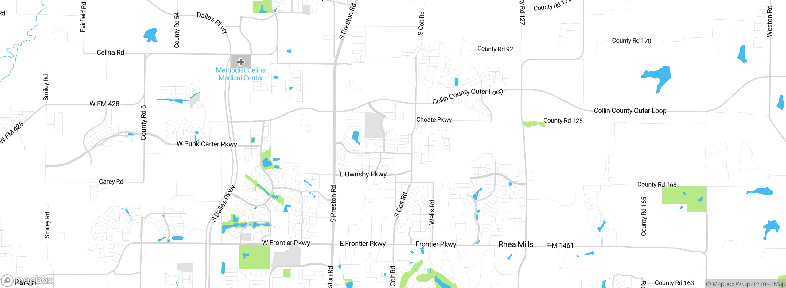 Map showing approximate location