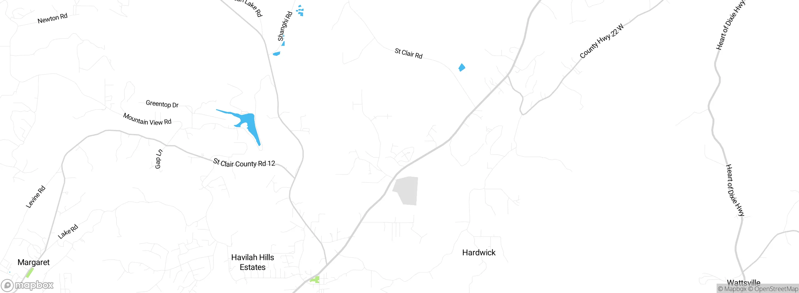 Map showing approximate location