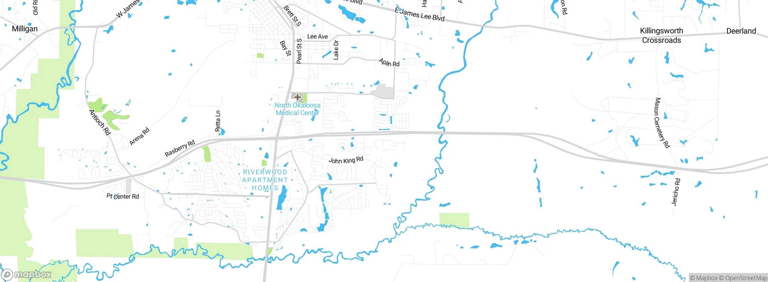 Map showing approximate location