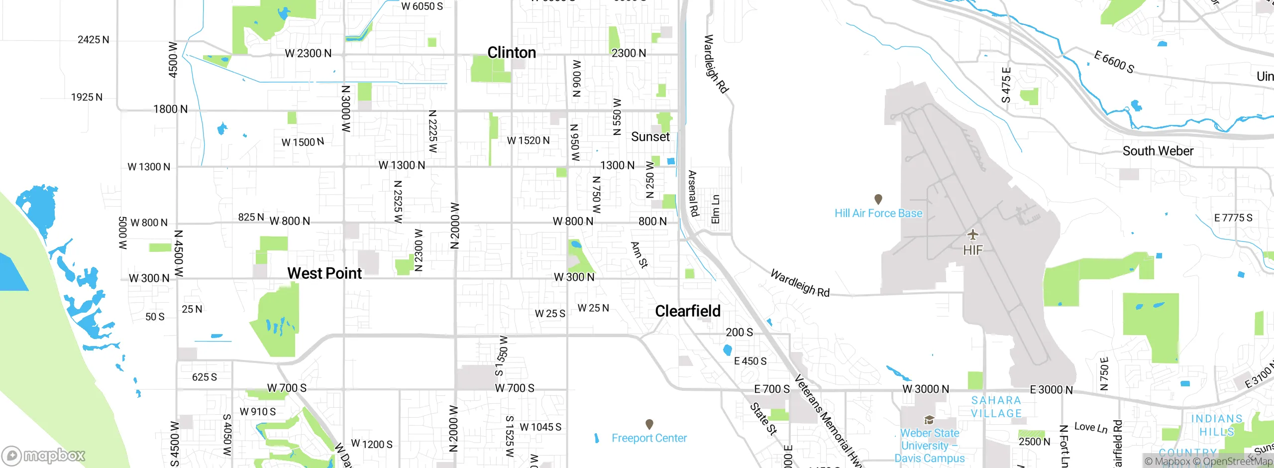 Map showing approximate location