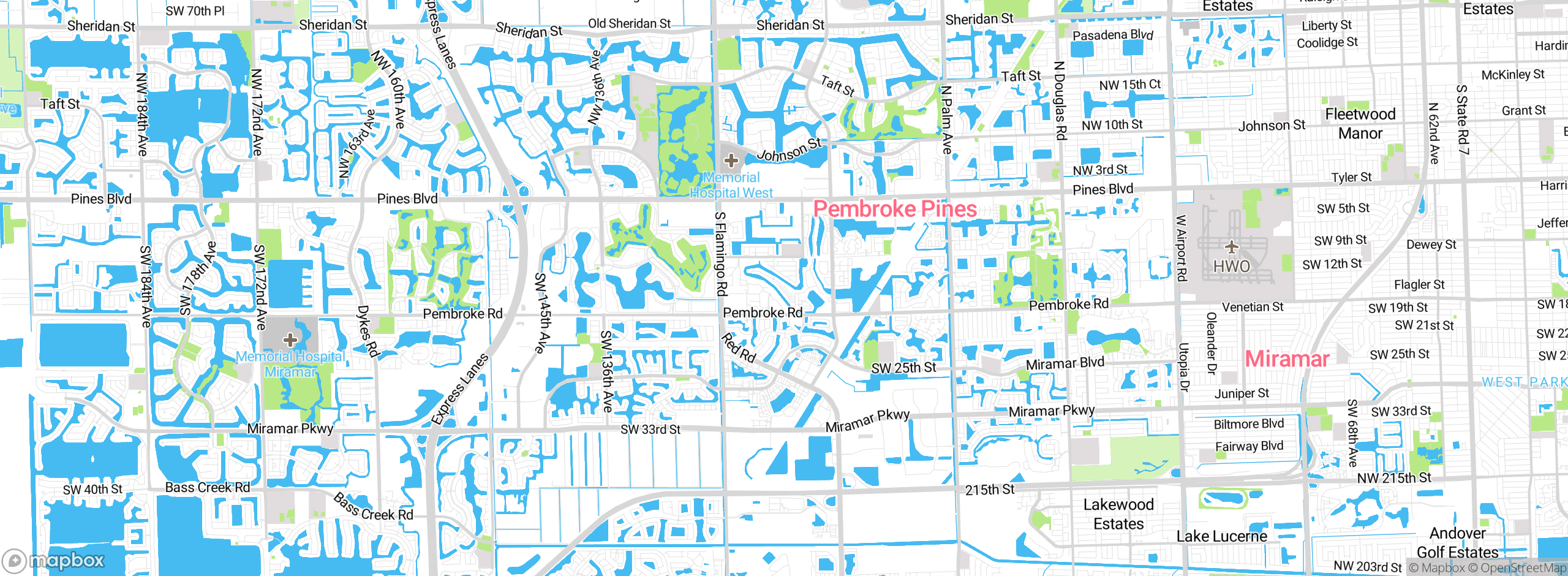 Map showing approximate location