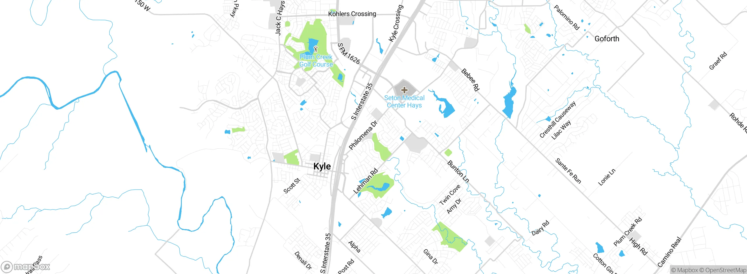 Map showing approximate location