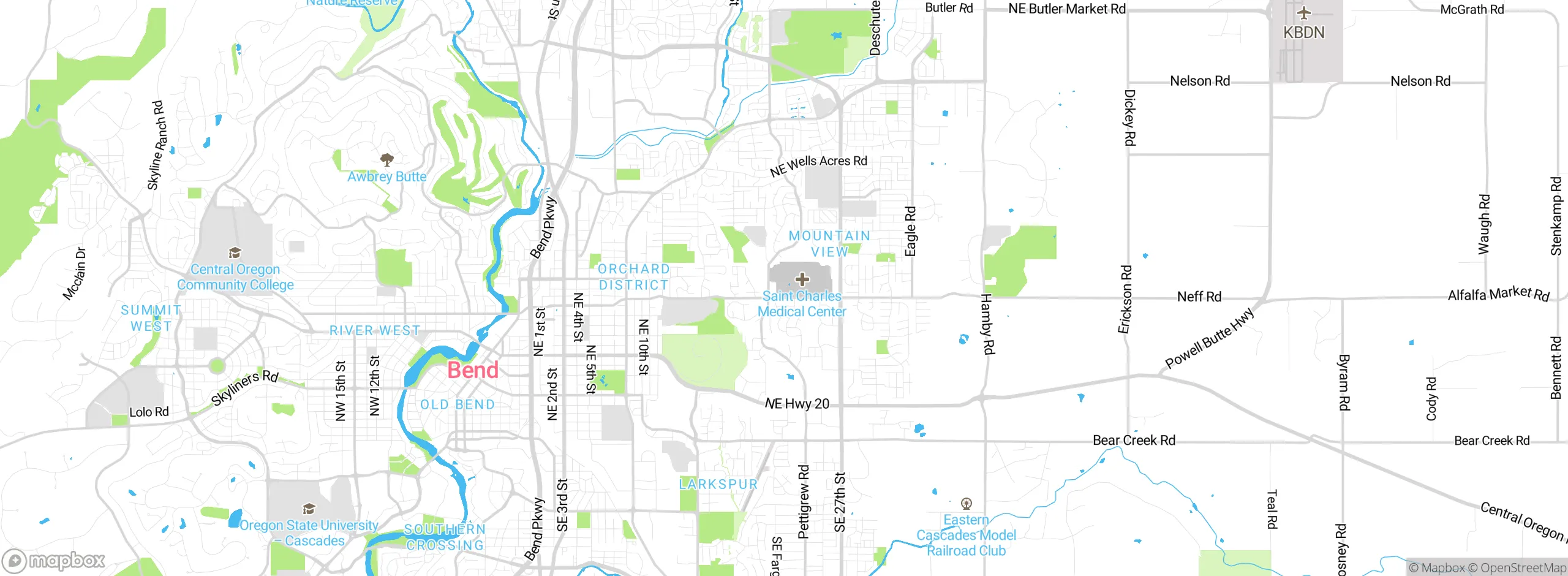 Map showing approximate location