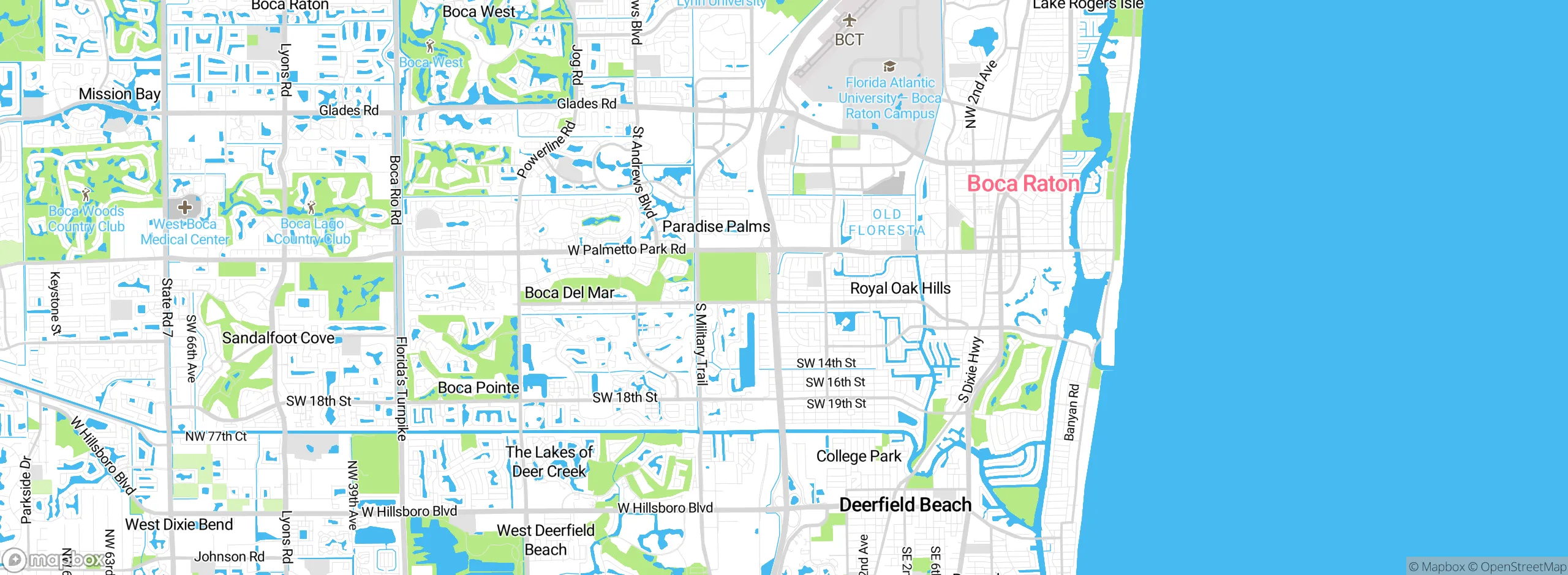 Map showing approximate location