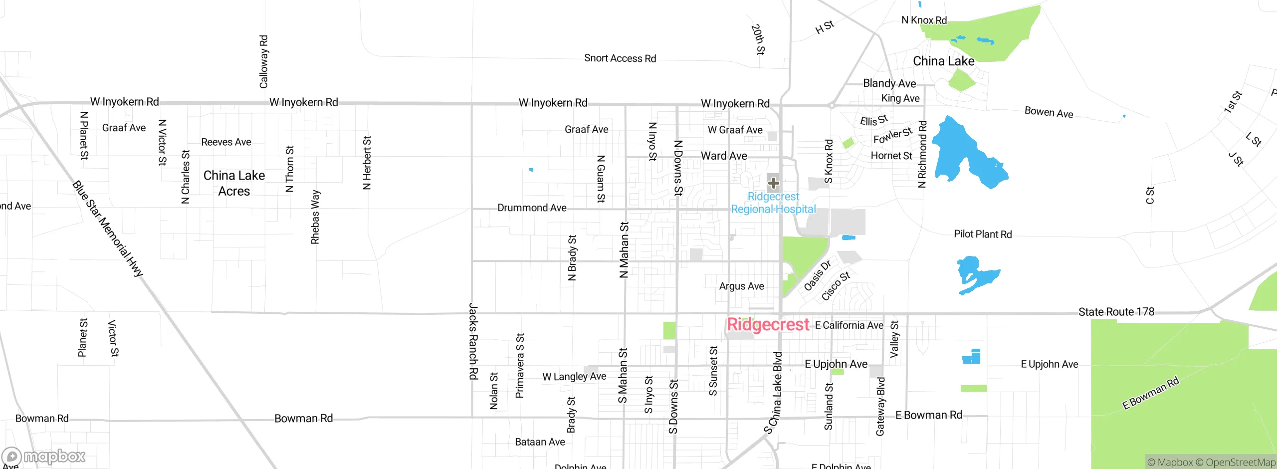 Map showing approximate location