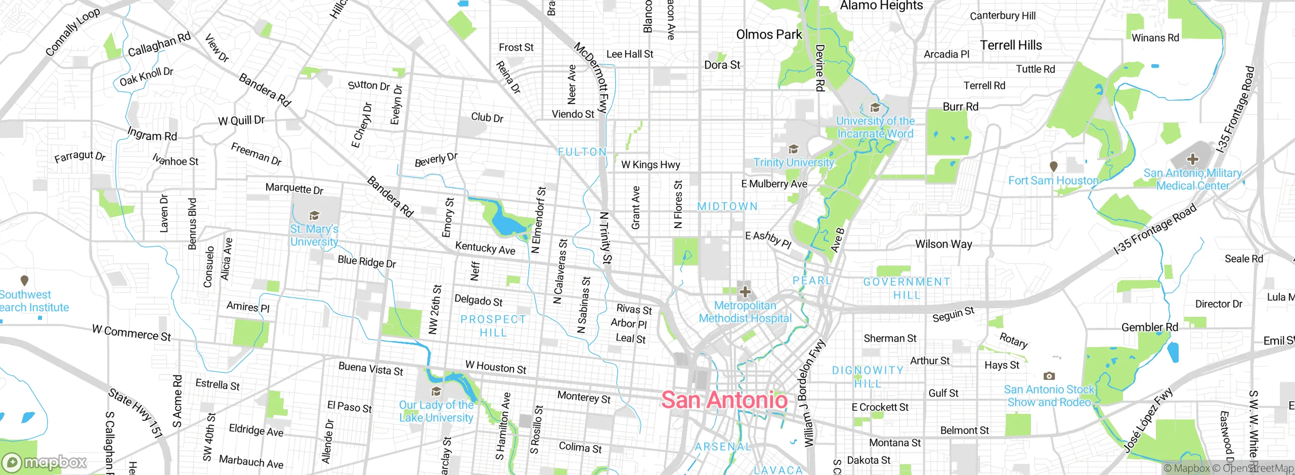 Map showing approximate location