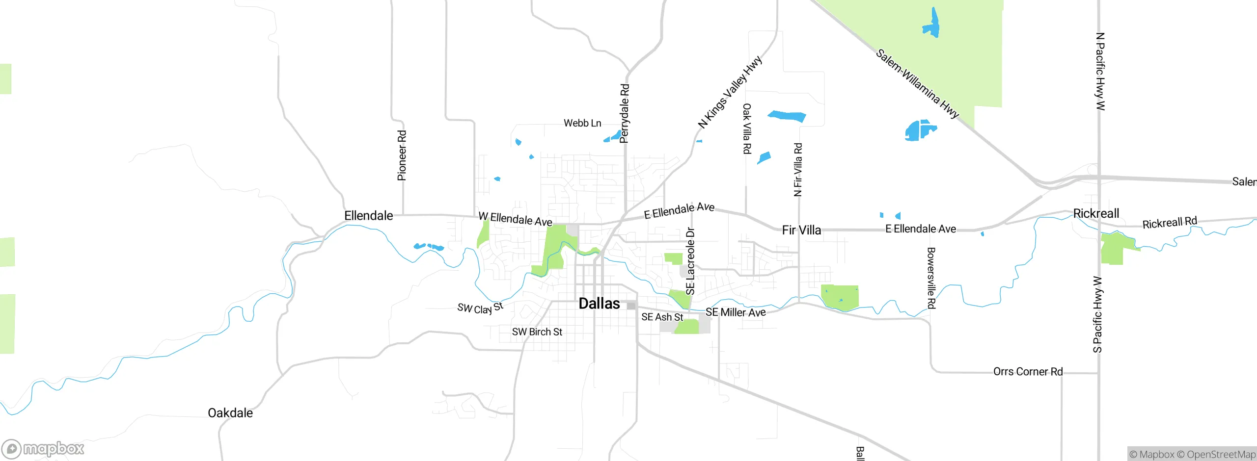 Map showing approximate location
