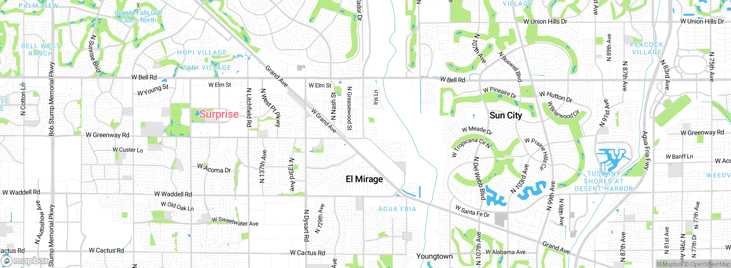 Map showing approximate location
