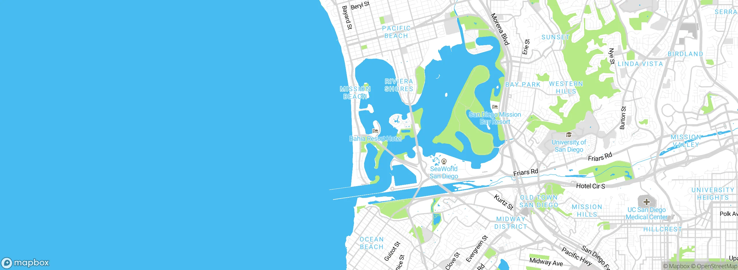 Map showing approximate location
