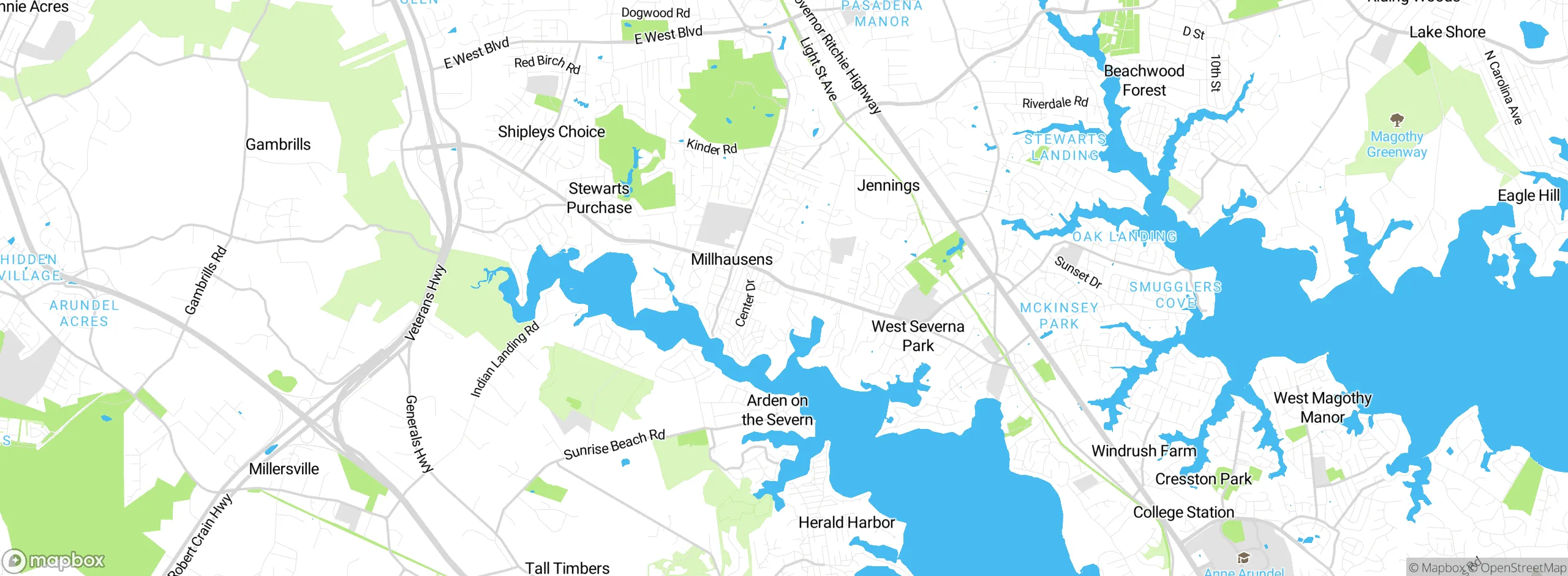 Map showing approximate location