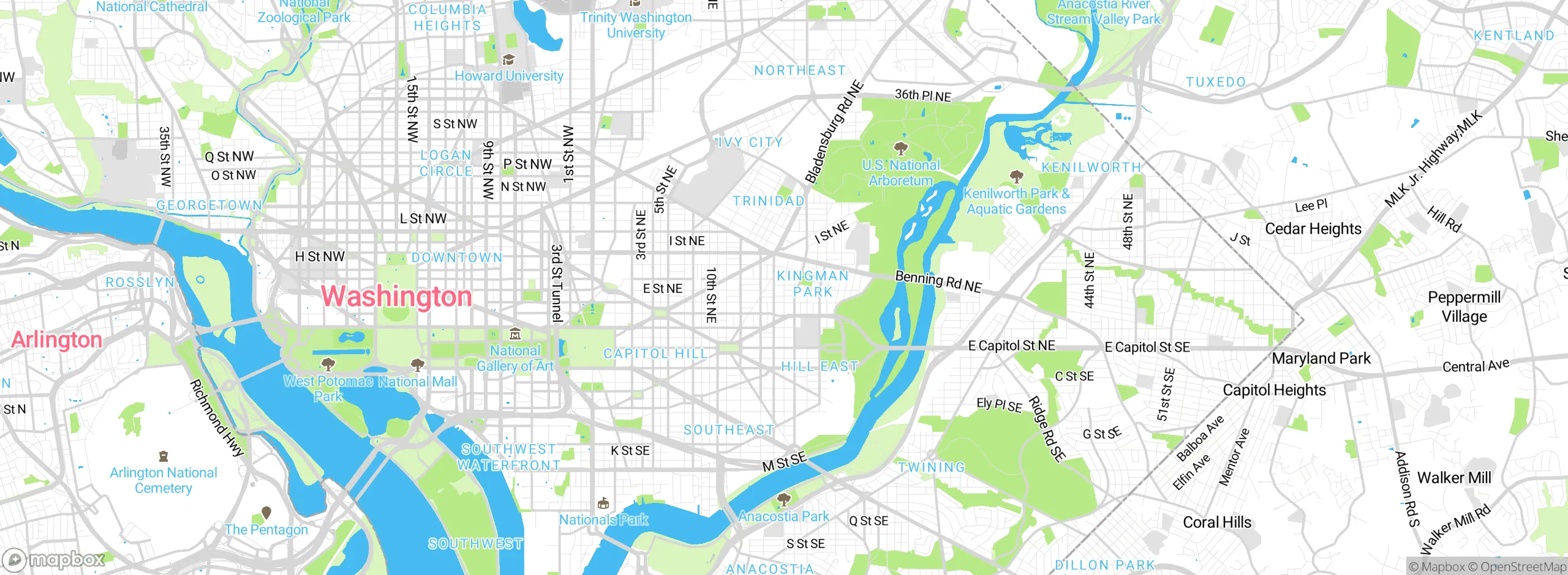 Map showing approximate location