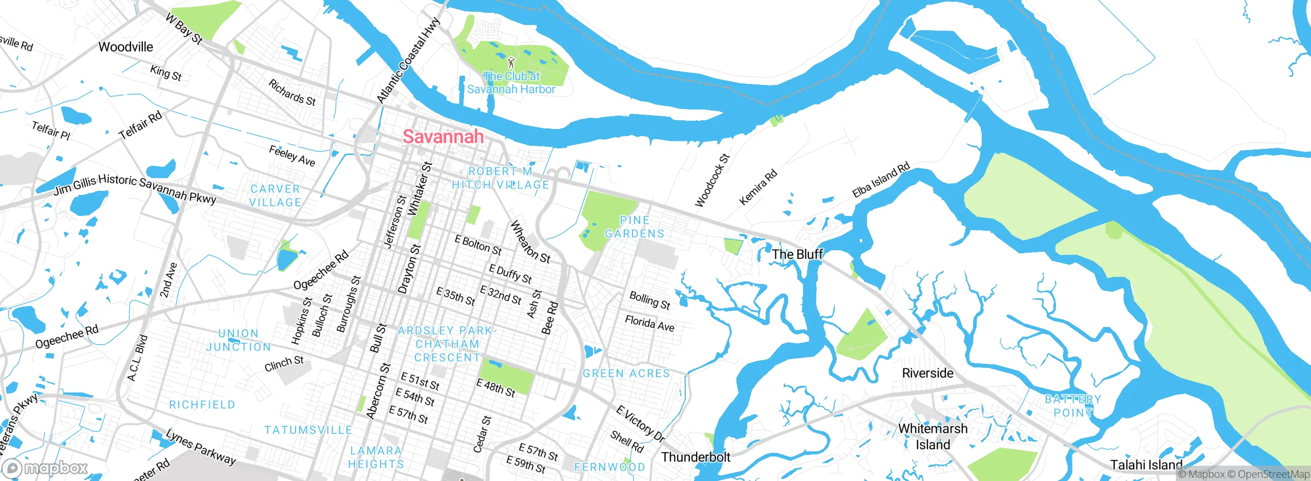 Map showing approximate location