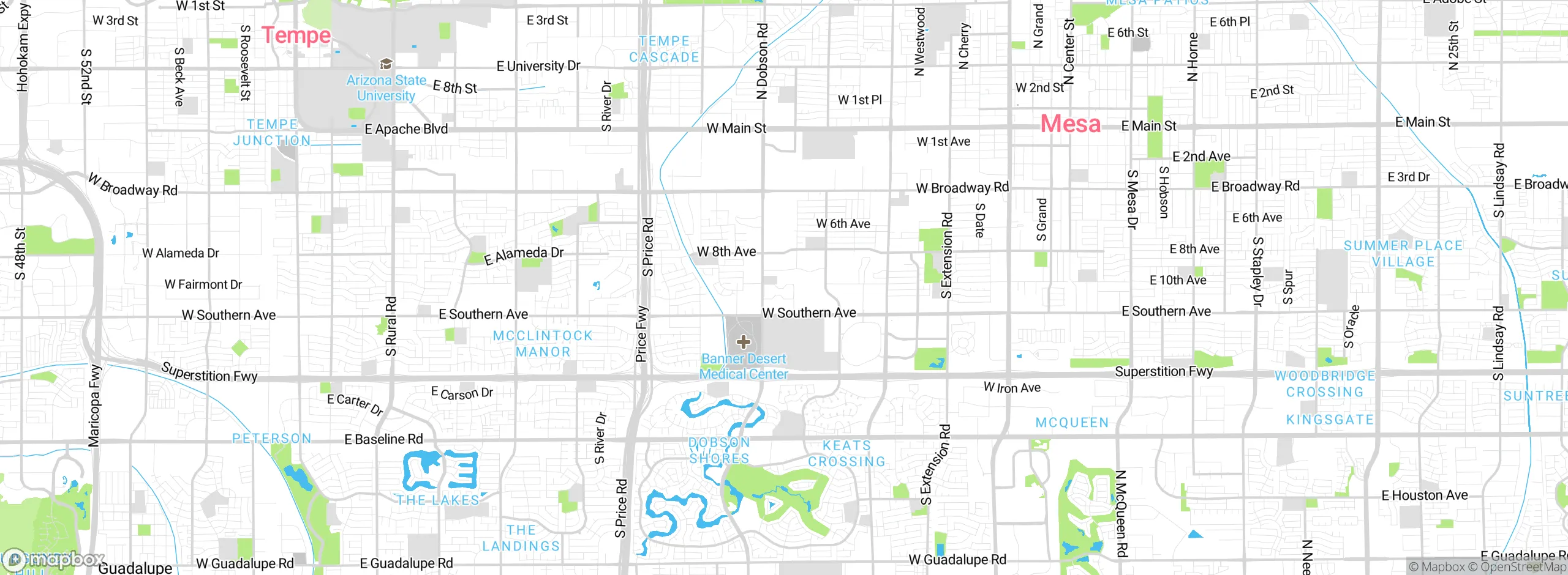 Map showing approximate location