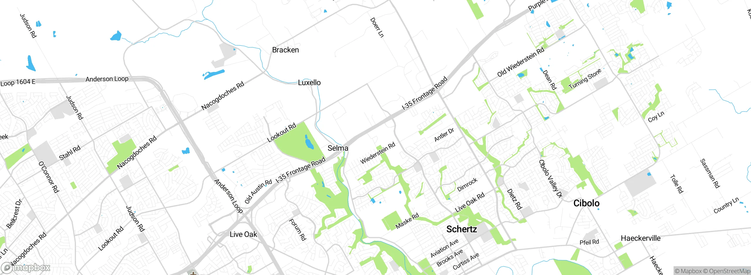 Map showing approximate location