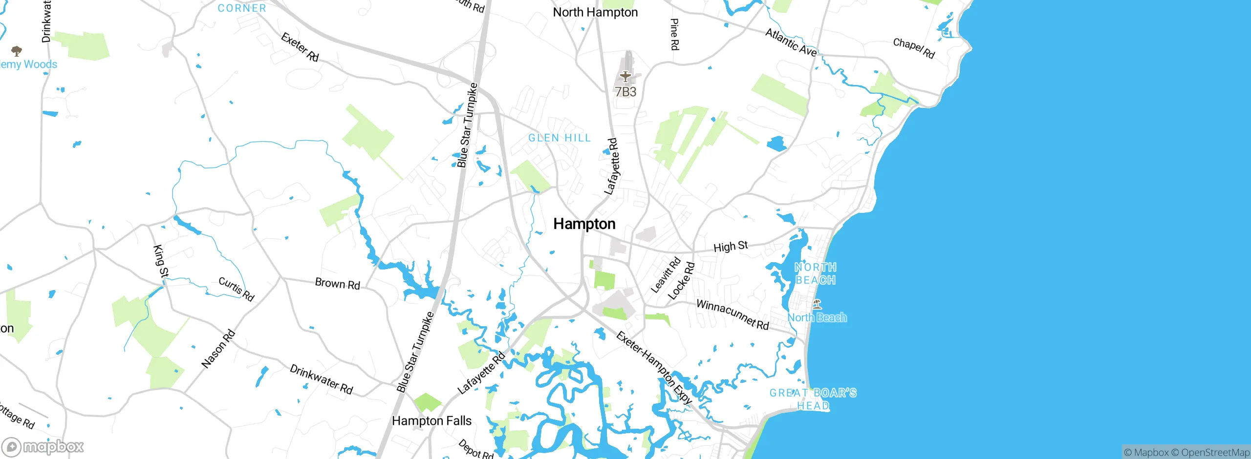 Map showing approximate location