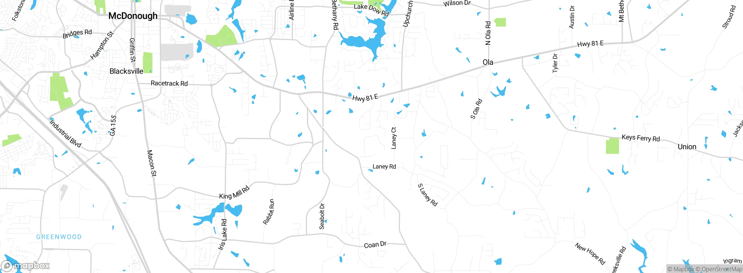 Map showing approximate location