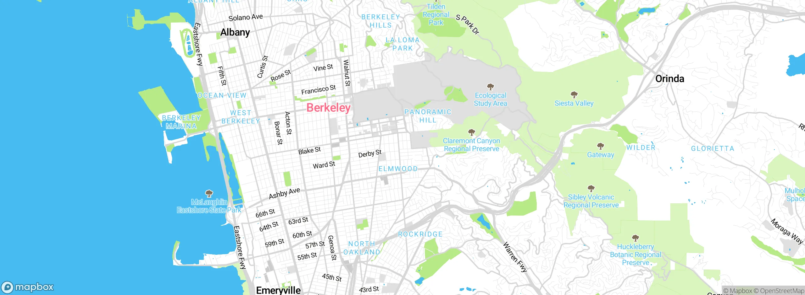 Map showing approximate location