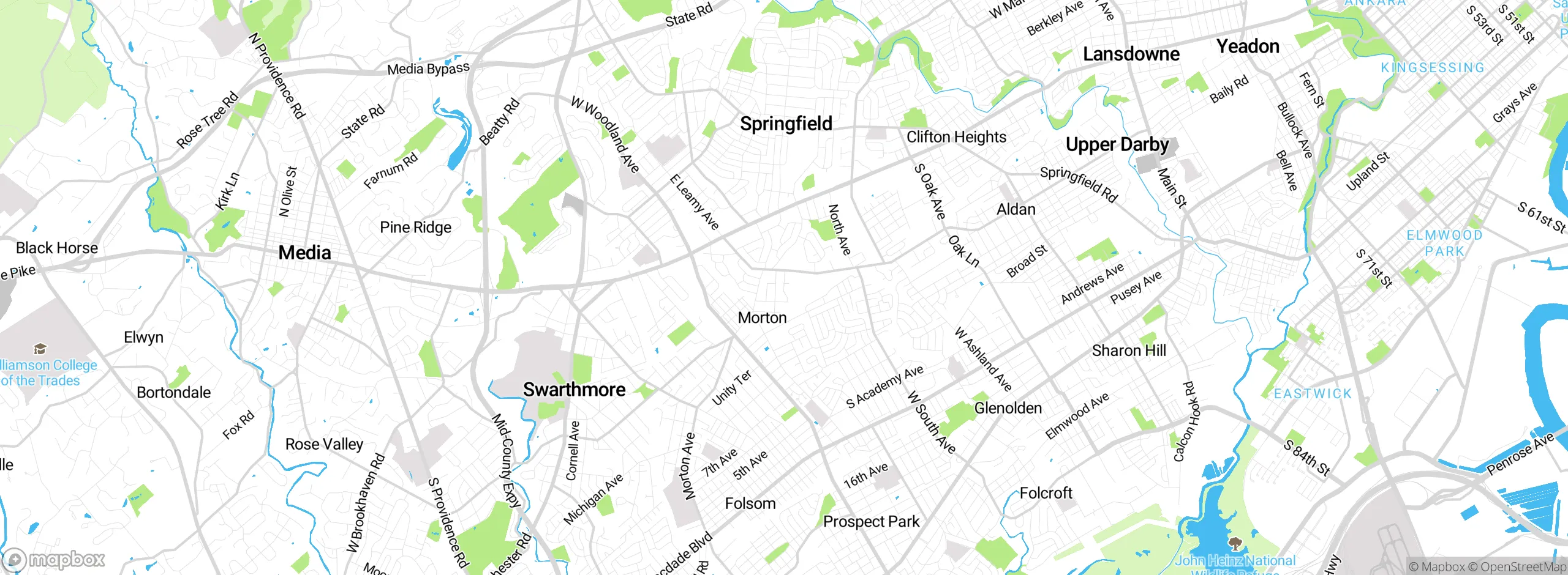 Map showing approximate location