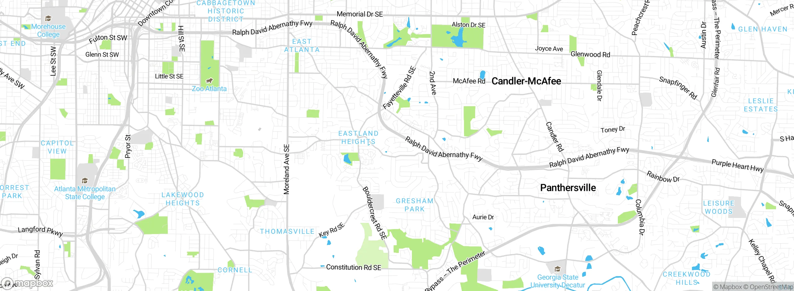Map showing approximate location