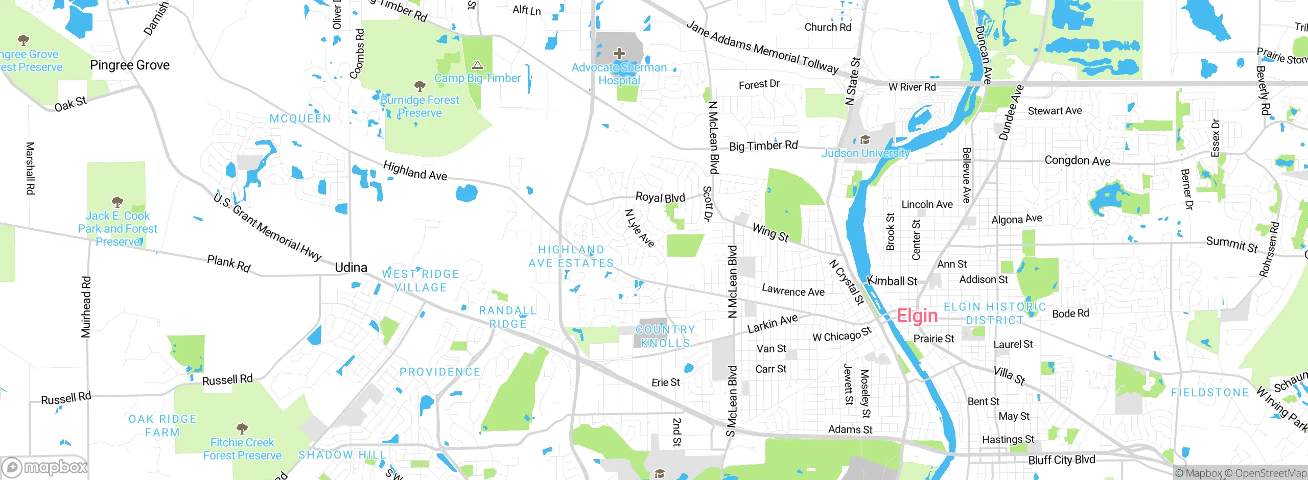 Map showing approximate location