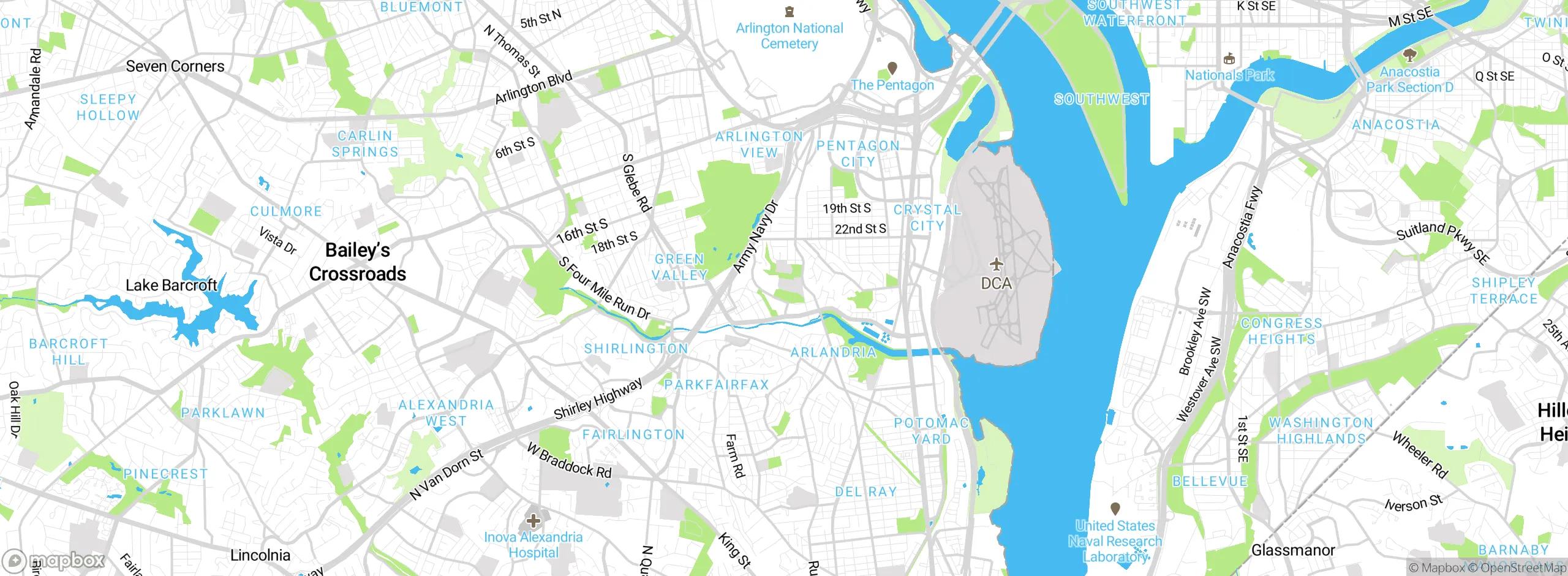 Map showing approximate location