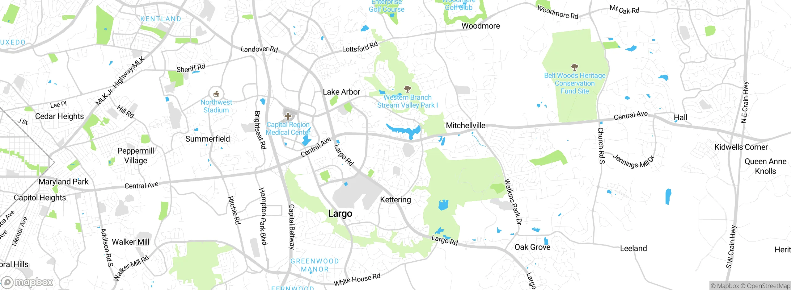 Map showing approximate location