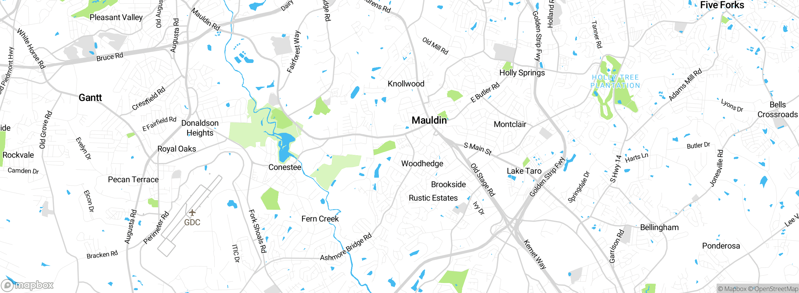 Map showing approximate location