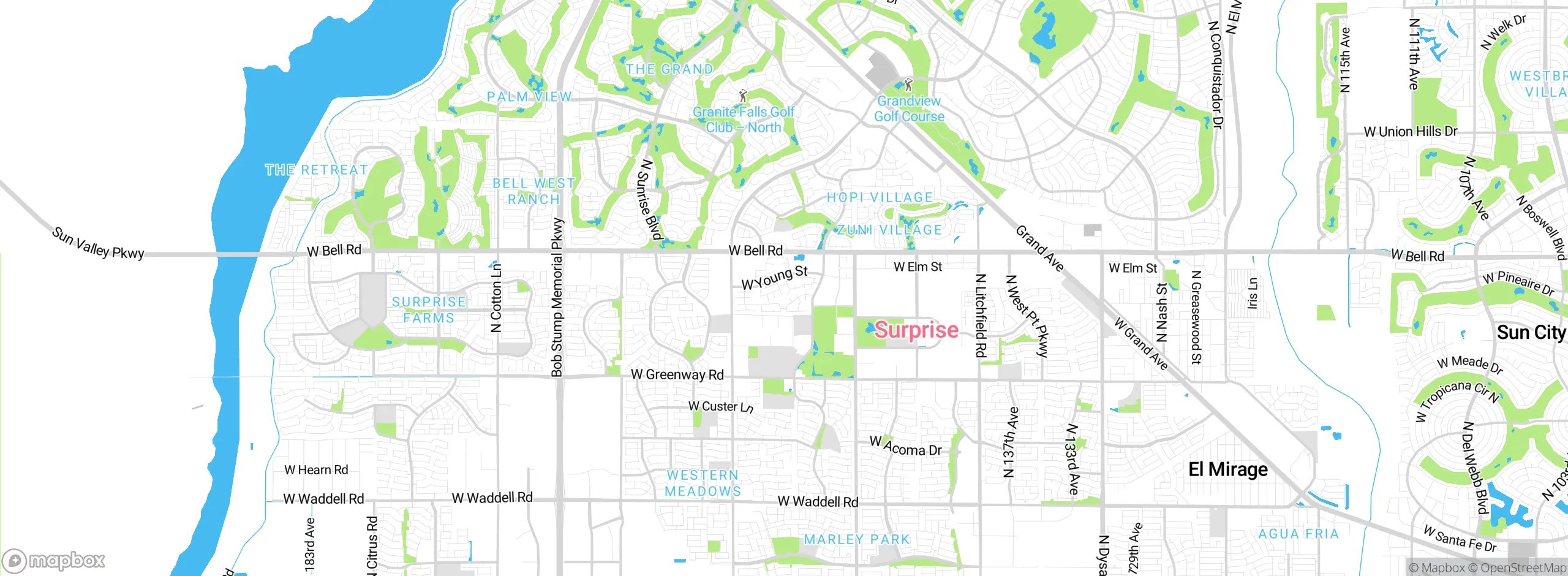Map showing approximate location
