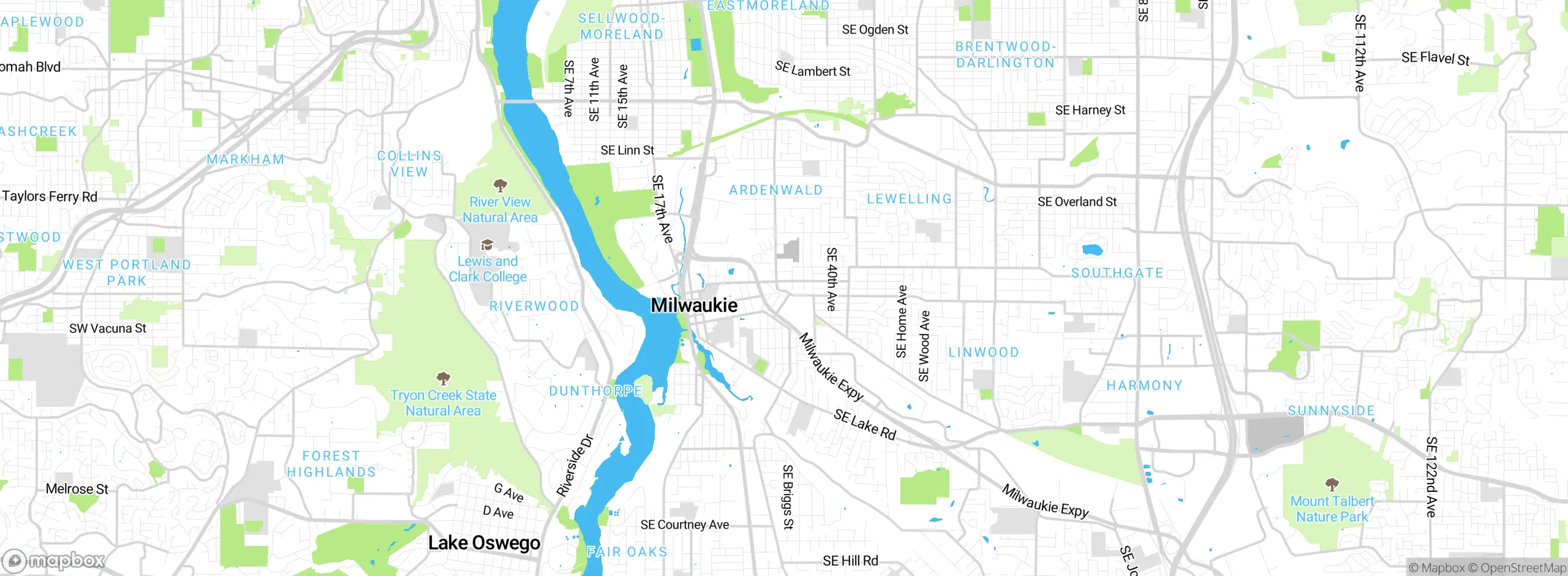 Map showing approximate location