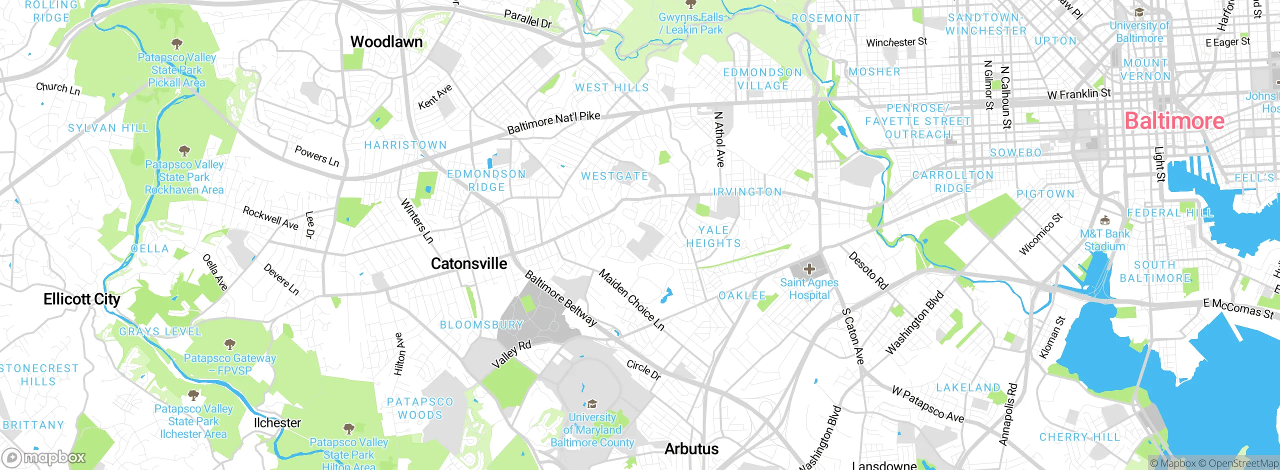 Map showing approximate location