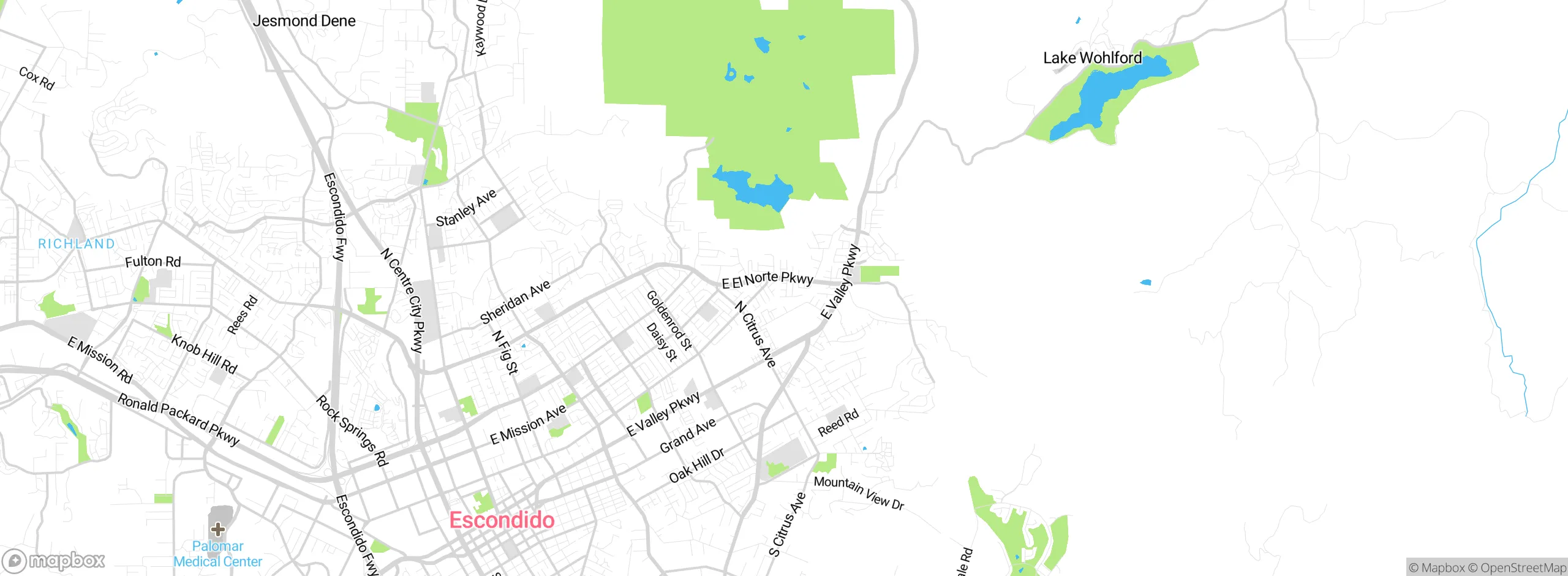 Map showing approximate location