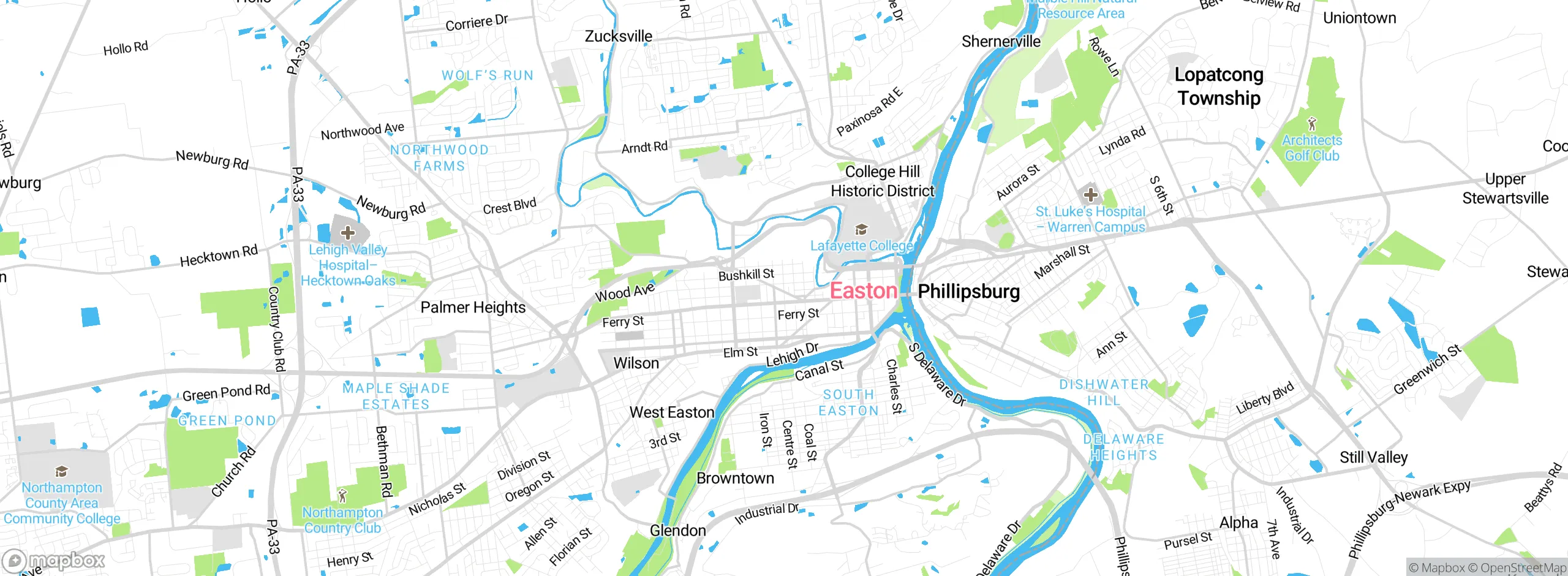 Map showing approximate location