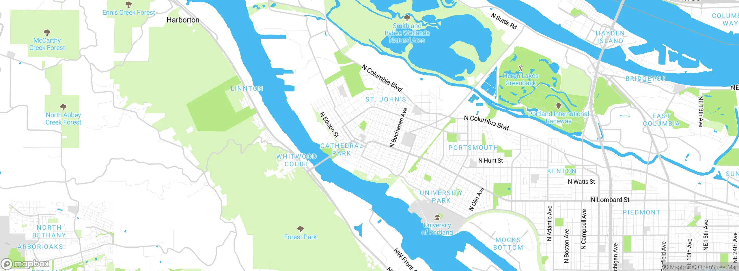 Map showing approximate location