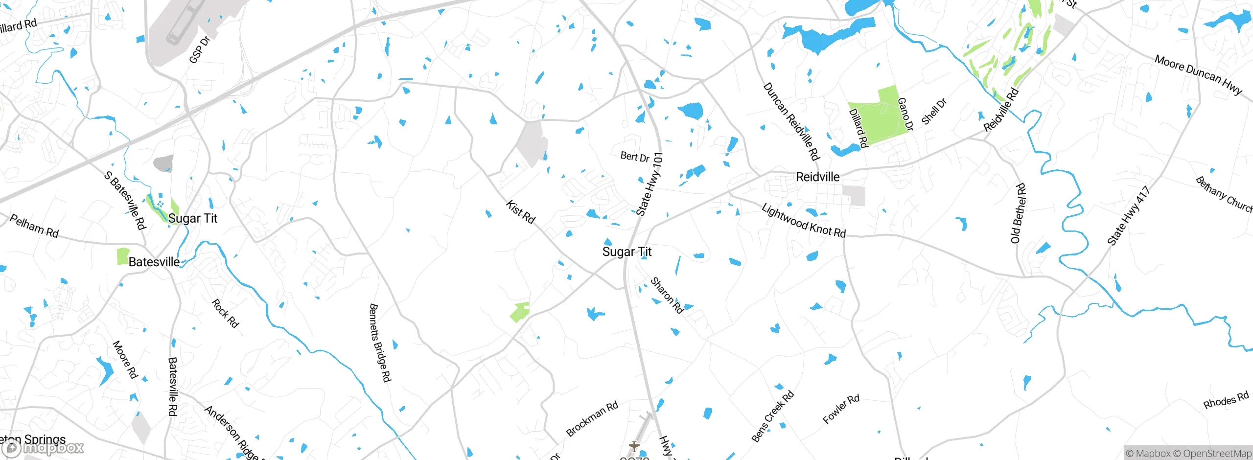 Map showing approximate location