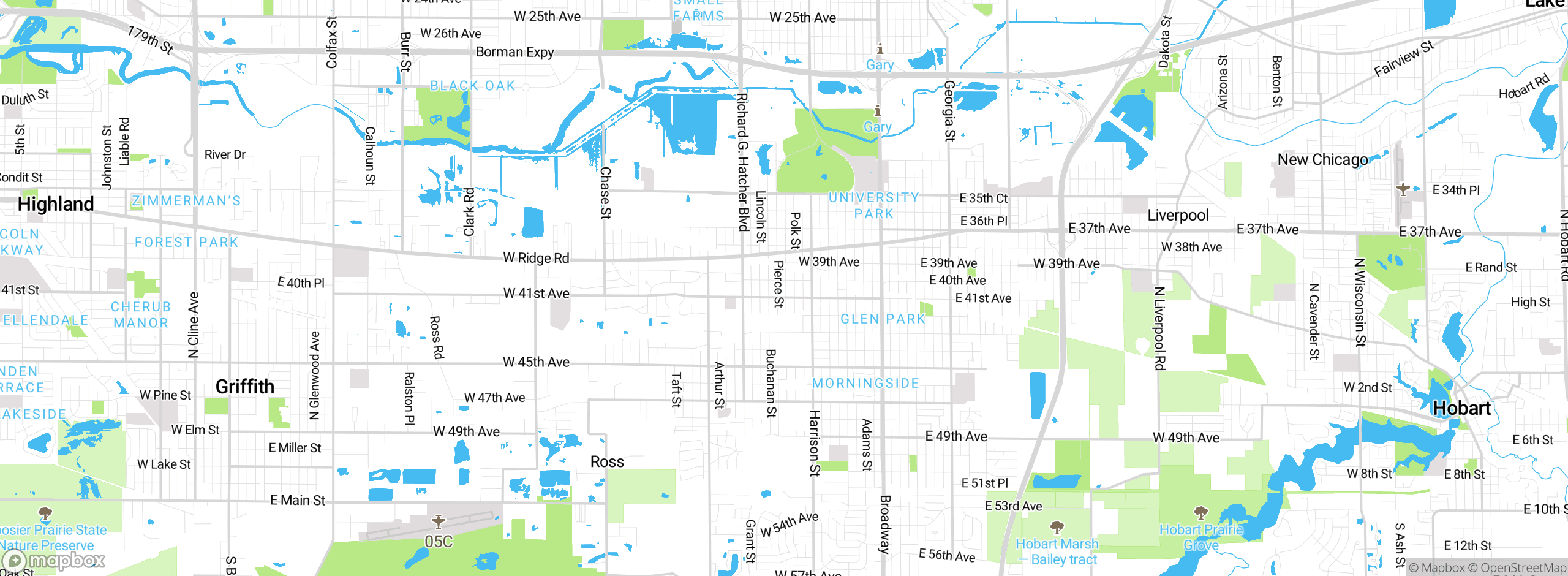 Map showing approximate location