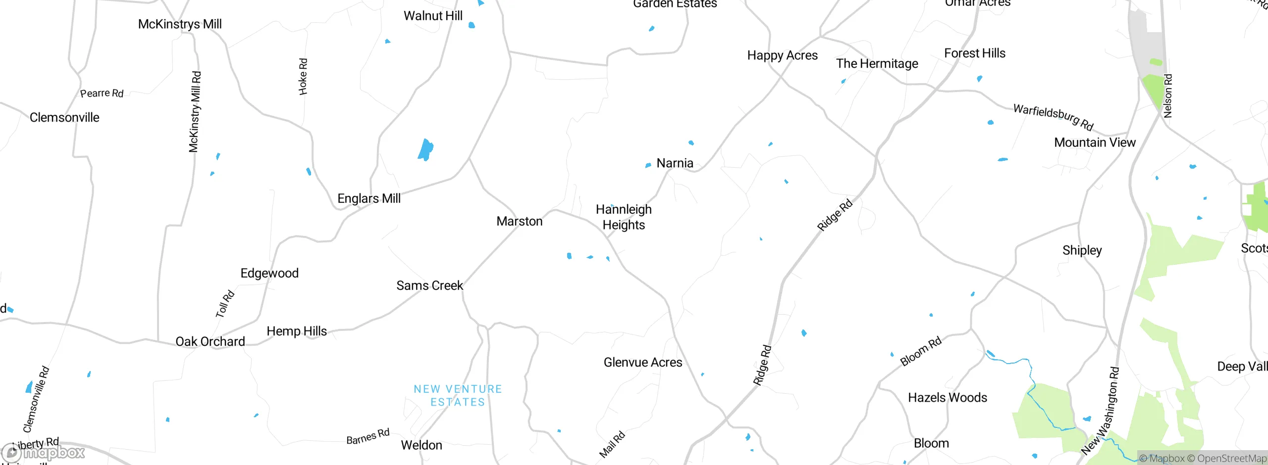 Map showing approximate location