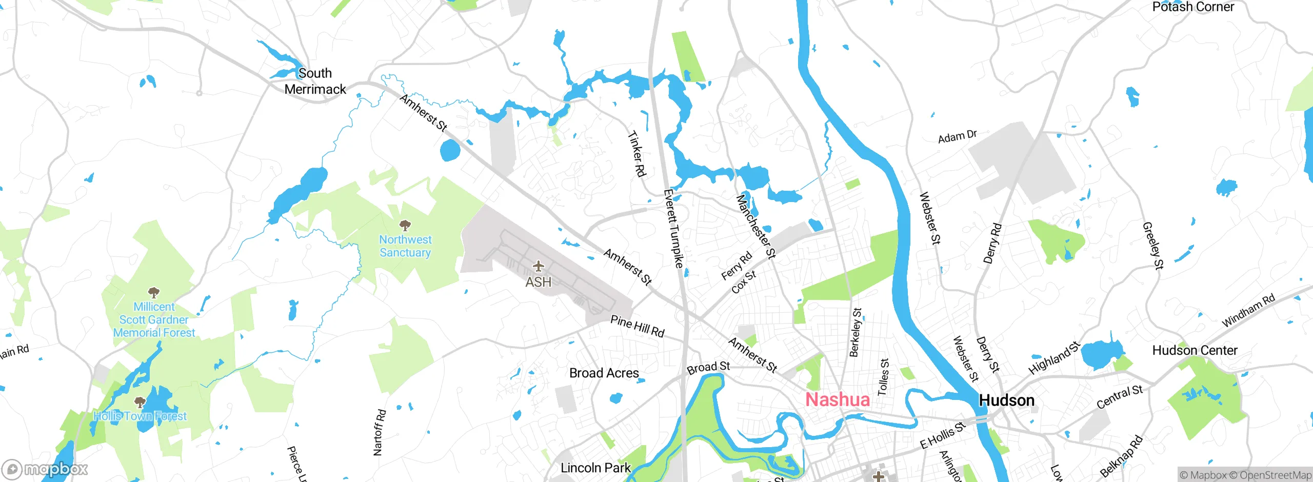 Map showing approximate location