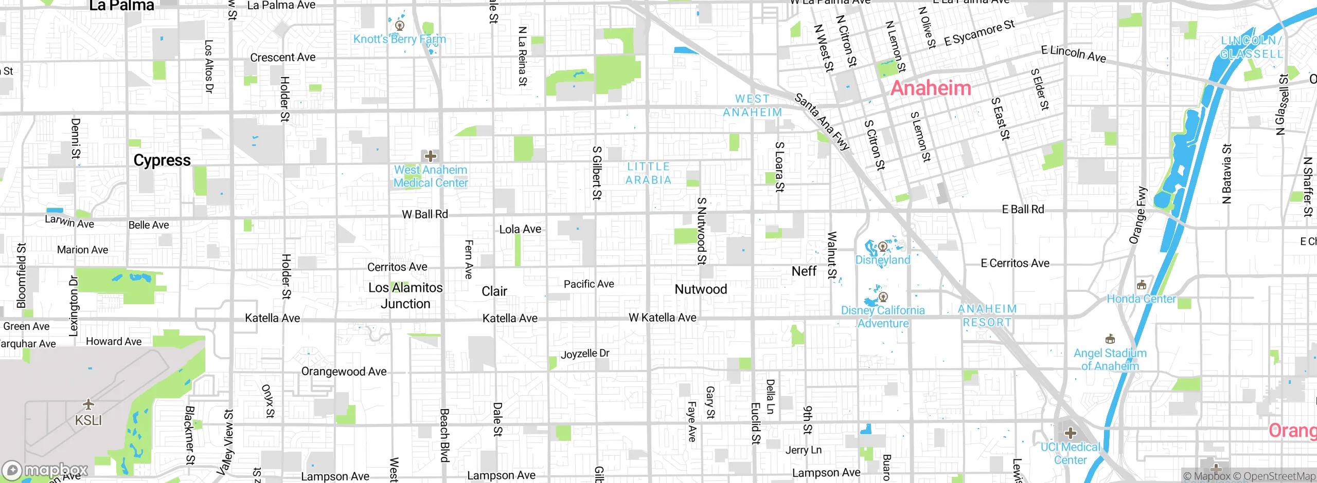 Map showing approximate location