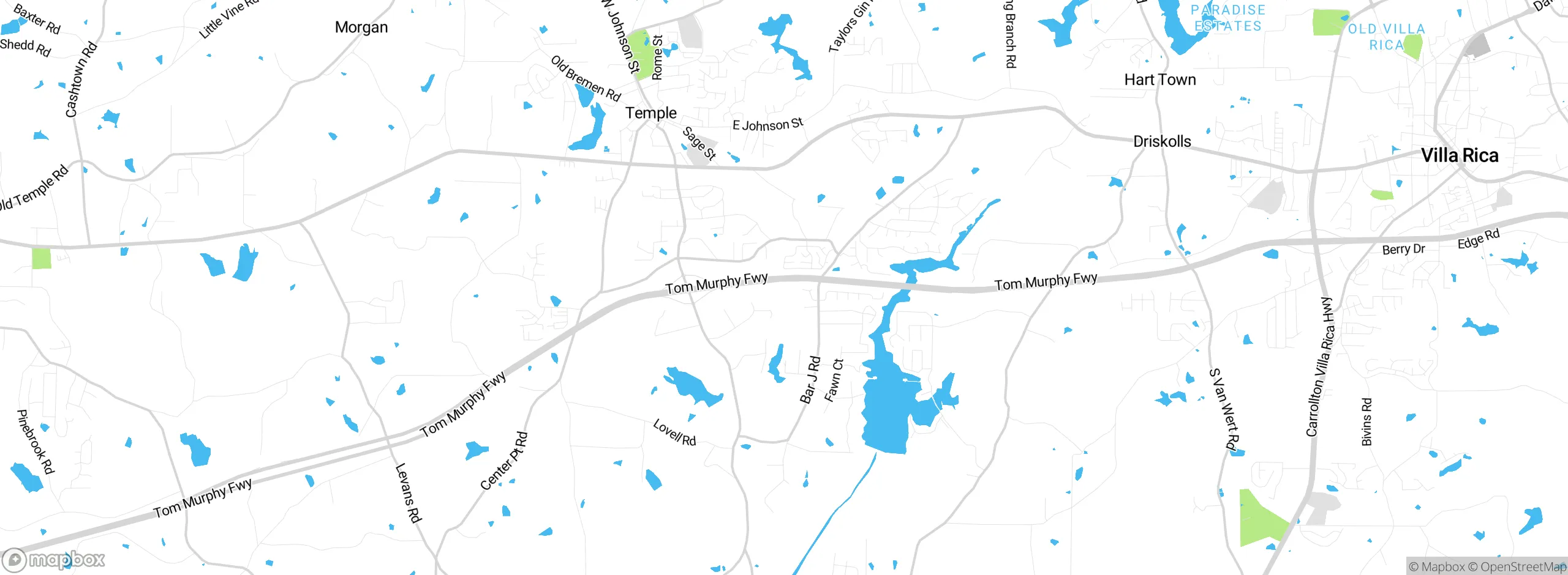 Map showing approximate location